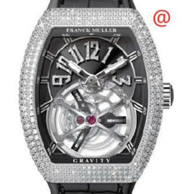Franck Muller Gravity Hand Wind Diamond Black Dial Men's Watch V45tgravitycsdnbrcdacnr(nrdiamac)