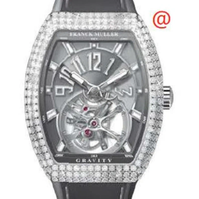 Franck Muller Gravity Hand Wind Diamond Grey Dial Men's Watch V41tgravitycsdactt(ttblcac) In Gray
