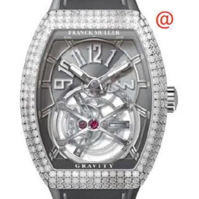 Franck Muller Gravity Hand Wind Diamond Grey Dial Men's Watch V45tgravitycsdactt(ttblcac) In White
