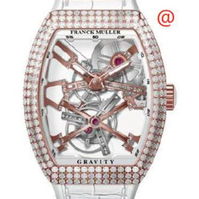Franck Muller Gravity Hand Wind Diamond Men's Watch V45tgravitycssqtd(5nbc) In White