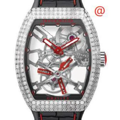 Franck Muller Gravity Hand Wind Diamond Men's Watch V45tgravitycssqtd(acer) In Red