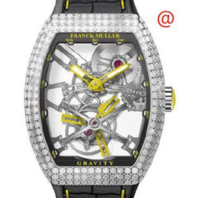 Franck Muller Gravity Hand Wind Diamond Men's Watch V45tgravitycssqtd(acja) In Multi