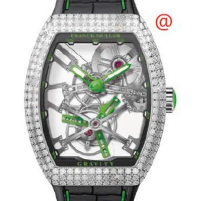 Franck Muller Gravity Hand Wind Diamond Men's Watch V45tgravitycssqtd(acve) In Gray