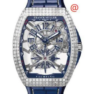 Franck Muller Gravity Hand Wind Diamond Men's Watch V45tgrcssqtdnbryachtingacbl(blblcrge) In Blue