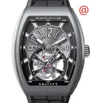 Franck Muller Gravity Hand Wind Grey Dial Men's Watch V41tgravitycsttbrnr(ttblcnr) In Black