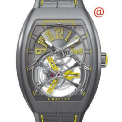 Franck Muller Gravity Hand Wind Grey Dial Men's Watch V45tgravitycsttbrja(ttttja) In Gray