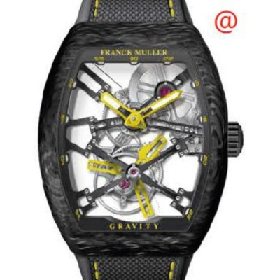 Franck Muller Gravity Hand Wind Men's Watch V45tgravitycssqt(carbonja) In Black