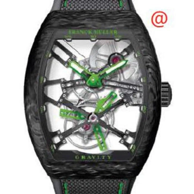 Franck Muller Gravity Hand Wind Men's Watch V45tgravitycssqt(carbonve) In Black