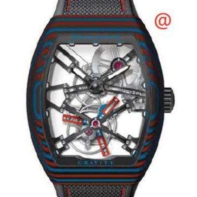 Franck Muller Gravity Hand Wind Men's Watch V45tgravitycssqt(carrgblnr) In Black
