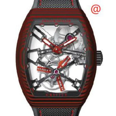 Franck Muller Gravity Hand Wind Men's Watch V45tgravitycssqt(carrgnr) In Red   / Black