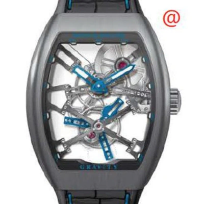 Franck Muller Gravity Hand Wind Men's Watch V45tgravitycssqt(ttbrbl) In Gray
