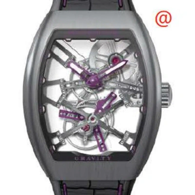 Franck Muller Gravity Hand Wind Men's Watch V45tgravitycssqt(ttbrvl) In Black