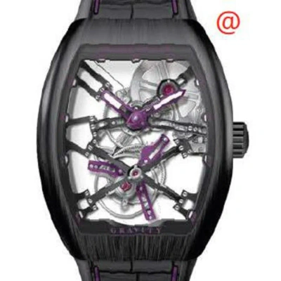 Franck Muller Gravity Hand Wind Men's Watch V45tgravitycssqt(ttnrbrvl) In Purple