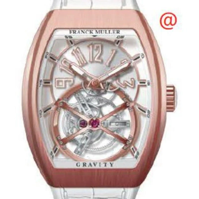 Franck Muller Gravity Hand Wind Silver Dial Men's Watch V45tgravitycs5nbrbc(blcblc5nbr) In White