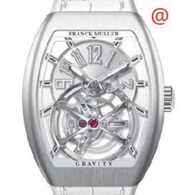Franck Muller Gravity Hand Wind Silver Dial Men's Watch V45tgravitycsacbrbc(blcblcacbr) In Gray