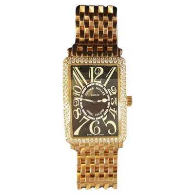Pre-owned Franck Muller Long Island Diamond Automatic Men's Watch In Multi