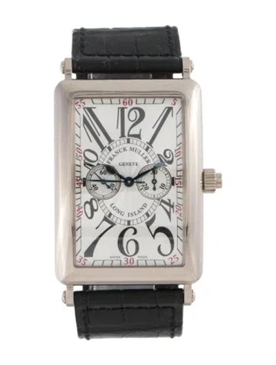 Pre-owned Franck Muller Long Island Mono Pusher Chronograph In Multi