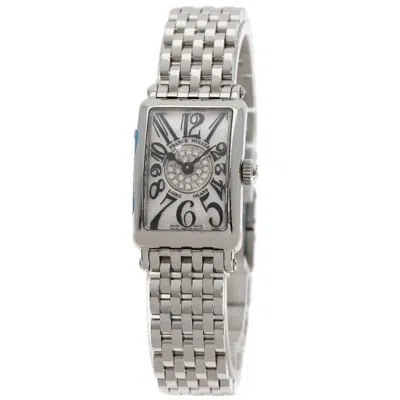 Pre-owned Franck Muller Long Island Stainless Steel Wristwatch () In Multi