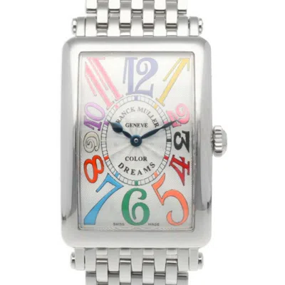 Pre-owned Franck Muller Long Island Stainless Steel Wristwatch () In Multi