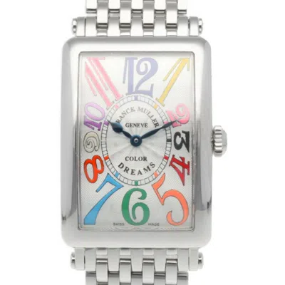 Pre-owned Franck Muller Long Island Stainless Steel Wristwatch () In Multi