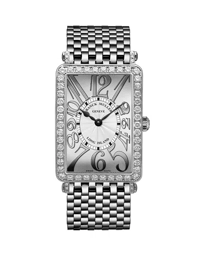 Franck Muller Long Island Watch, 51.8mm X 30.6mm In Metallic