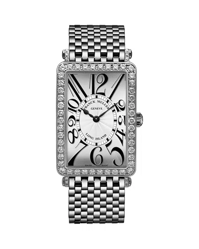 Franck Muller Long Island Watch, 51.8mm X 30.6mm In Metallic