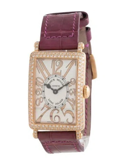 Pre-owned Franck Muller Long Island Watch In Multicolor