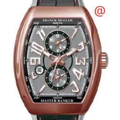 Franck Muller Master Banker Chronograph Automatic Black Dial Men's Watch V45mbscdt5nnr(ttblc5n) In Gold