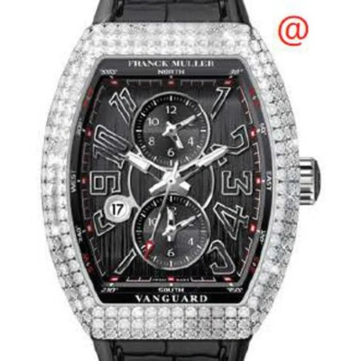 Franck Muller Master Banker Chronograph Automatic Diamond Black Dial Men's Watch V45mbscdtdacnr(nrnr