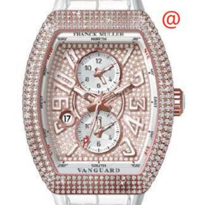Franck Muller Master Banker Chronograph Automatic Diamond Rose Gold Dial Men's Watch V45mbscdtdcd5nb