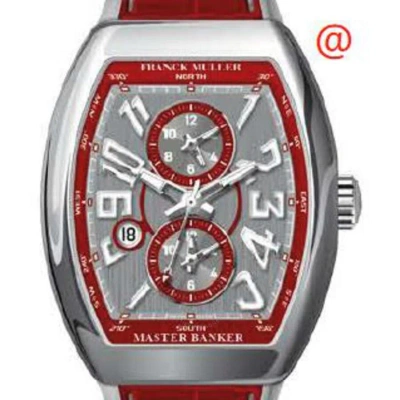 Franck Muller Master Banker Chronograph Automatic Grey Dial Men's Watch V45mbscdtacrg(ttblcac) In Red