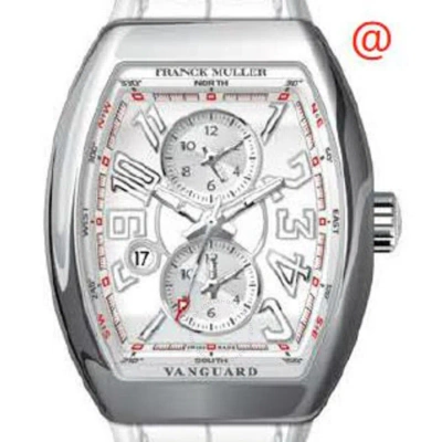Franck Muller Master Banker Chronograph Automatic White Dial Men's Watch V45mbscdtacbc(blcblcac) In Metallic