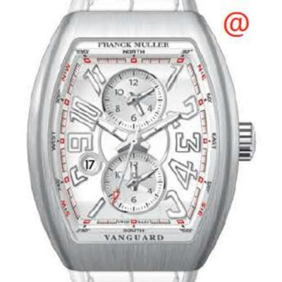 Franck Muller Master Banker Chronograph Automatic White Dial Men's Watch V45mbscdtacbrbc(blcblcacbr) In Metallic