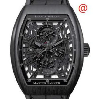 Franck Muller Master Banker Skeleton Chronograph Automatic Men's Watch V45mbscdtsqtttnrbrnr(nrnrnr) In Black