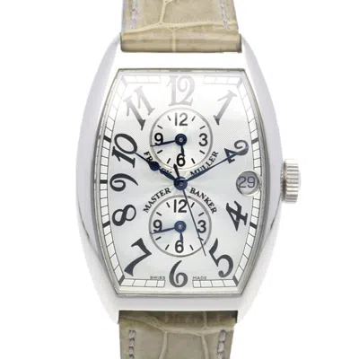 Pre-owned Franck Muller Master Banker Stainless Steel () In Grey