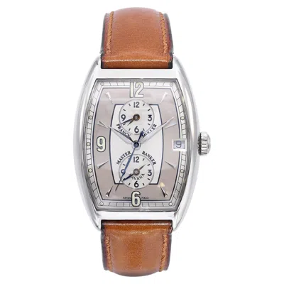 Pre-owned Franck Muller Master Banker Triple Time Zone Automatic Watch In Multi