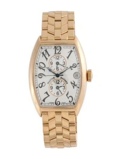 Pre-owned Franck Muller Master Banker Watch, 32mm In Multi