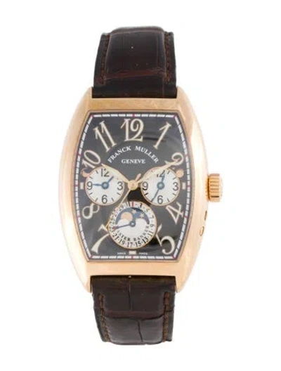 Pre-owned Franck Muller Master Banker Watch In Multi