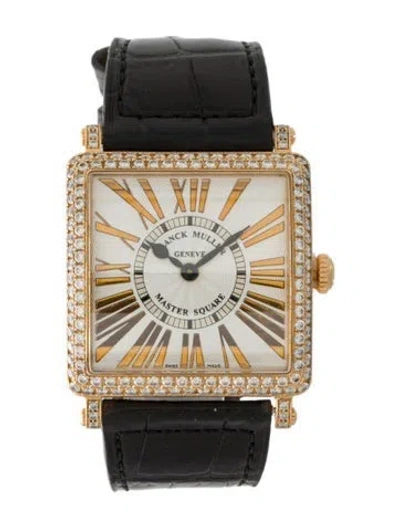 Pre-owned Franck Muller Master Square Watch In Multicolor