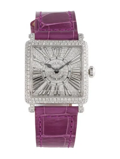 Pre-owned Franck Muller Master Square Watch In Multicolor