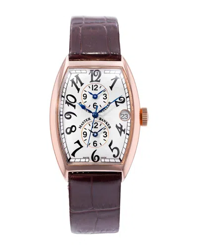 Pre-owned Franck Muller Men's Master Banker Watch, Circa 2000 (authentic Pre-loved)