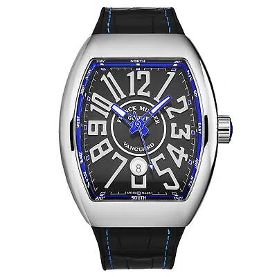Pre-owned Franck Muller Men's 'vanguard Blue Concept' Black Dial Automatic 45scblkblucncpt