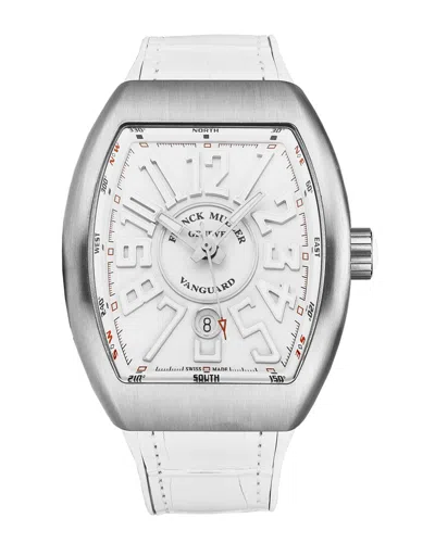 Franck Muller Vanguard Mens Automatic Watch 45scwhtwhtwht-1 In White
