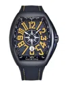 Franck Muller Vanguardyact Mens Automatic Watch 45scyachtbluyel