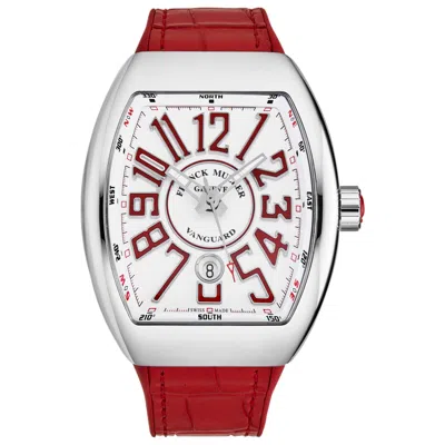 Franck Muller Men's Watch 45scwhtwhtred In Red