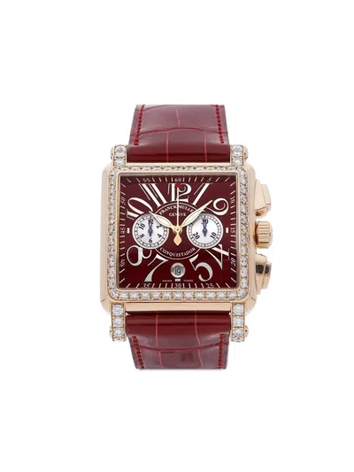 Pre-owned Franck Muller  Conquistador Cortez 40mm In Red