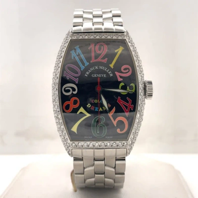 Franck Muller Cintree Curvex Color Dreams Automatic Diamond Black Dial Ladies Watch 5850 S