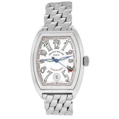 Franck Muller Conquistador Automatic White Dial Men's Watch 8000sc In Metallic