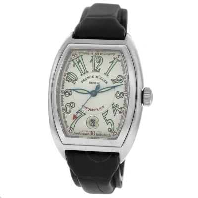 Franck Muller Conquistador Automatic White Dial Unisex Watch 8000 Sc Wg W In Gray