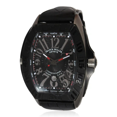 Franck Muller Conquistador Hand Wind Black Dial Men's Watch 9900 Sc Dt Gpg